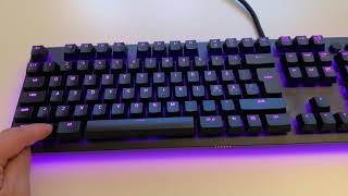 Razer Huntsman Elite Typing Sound Test  Razer OptoMechanical™ Switch [upl. by Shuler]