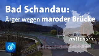 Bad Schandau Marode Brücke sorgt für Ärger  tagesthemen mittendrin [upl. by Ala]