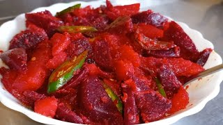 የድንችና የቀይስር ጥብስ ጉደኛ ነው😋mild roasted beets and potato vegetable salad [upl. by Shanon]