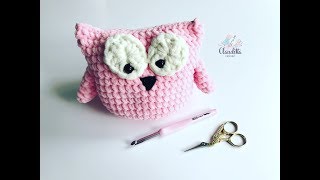 EINFACHE Eule häkeln  Kuscheltier häkeln  Amigurumi häkeln für Anfänger [upl. by Euqinorev277]