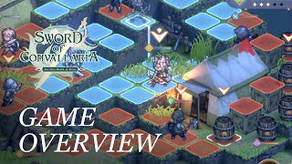 Sword of Convallaria  Official Game Overview  Tactics RPG [upl. by Haraj]