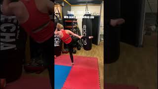 Teepright kick muaythai nakmuay thaiboxing bagwork martialarts [upl. by Warfold]