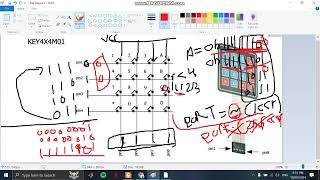 How Keypad works and the code for it with ATmega2560 Microcontroller [upl. by Vallo]