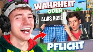 Ehrenloses WAHRHEIT oder PFLICHT mit ALVI in FORTNITE 😂💀 [upl. by Halette315]