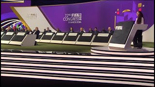 Lise Klaveness FULL SPEECH at FIFA Congress [upl. by Yevol90]