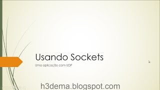 Usando Sockets para criar comunicação em Java  Parte 3 de 3 [upl. by Ynnal703]