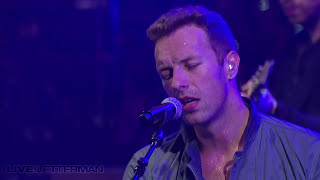 Coldplay  The Scientist Live on Letterman [upl. by Lyram855]