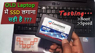 Installing SSD in Old laptop HP Compaq Presario cq40  boot time and speed Hindi [upl. by Edeline104]