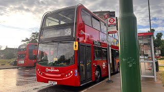 FULL ROUTE VISUAL  Stagecoach London Route 56 St Barts Hospital  Whipps Cross  12130  LX61 DFF [upl. by Layne]