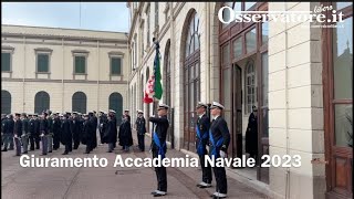 Giuramento Accademia Navale 2023 [upl. by Aicsila]