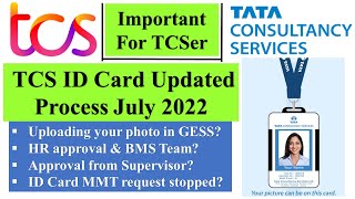 TCS ID Card Updated Process 2022 🔥💯 Photo Upload in Ultimatix HR BMS Approval tcs idcard apply [upl. by Eiznekcam697]