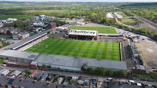 Castleford Tigers Ground DJI Mini djidrone 4k tigers [upl. by Enyt]