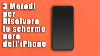 Schermo Nero della Morte iPhone16  I 3 Modi Migliori per Risolvere il Problema ORA [upl. by Ollehcram]