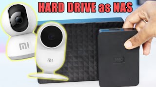 How to setup NAS for Mi Home Security Camera 360  Basic 1080p  Any Hard Disk as NAS [upl. by Sunday]