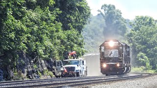 Railfanning emsworth and homestead Pa [upl. by Perren]