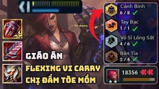 FLEXING VI CARRY 6 CẢNH BINH  4 VÕ SĨ LỒNG SẮT CHỊ ĐẠI ĐẤM TÒE MỒM CÁC CHÁU LOBBY  DTCL MÙA 13 [upl. by Rep191]