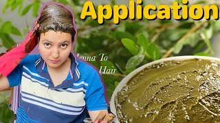 Henna Application at Home  Dye and Nourish your Hair with Henna  Preity प्रेरणा [upl. by Ydnih]