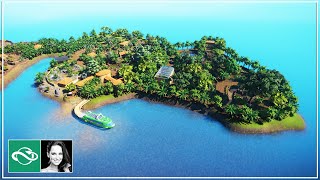 Discover this INSANE Tropical Island Wildlife Park in Planet Zoo [upl. by Anaujal]