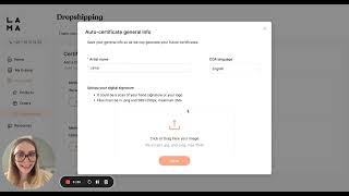 LAMA  How to add a certificate of authenticity [upl. by Trembly127]