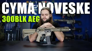 CYMA NOVESKE 105quot Gen III Shorty 300BLK AEG  Recenzja  Test  Opinia [upl. by Aidualc]