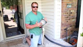 Stained Concrete Step by Step  How to Stain your Concrete Front Porch DIY [upl. by Tijnar]