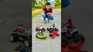 Rc quad vs rc monster car and Hummer car [upl. by Othelia]