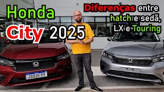 Honda City diferenças entre hatch e sedã [upl. by Woodall]