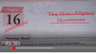 ICSE class 10 history chapter 16 The Non Aligned Movement [upl. by Oatis570]