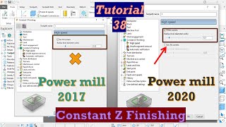 Powermill Delcam 2017  2020 Consion Z Finishing Update Fetcher Completed Tutorial [upl. by Yci]