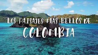 Los Paisajes más Bellos de COLOMBIA  DRONE 4k [upl. by Ecnirp102]