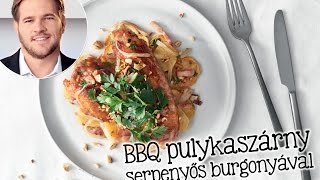 Széll Tamás receptje – BBQ pulykaszárny serpenyős burgonyával [upl. by Artinad424]