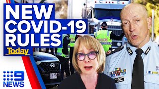 Queensland police focus on COVID19 compliance after new restrictions  9 News Australia [upl. by Fowkes178]