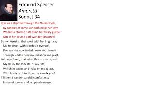 Edmund Spenser Amoretti Sonnet 34 Paraphrase [upl. by Anayik272]