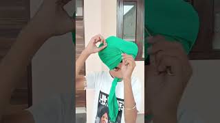 New style pagg dastar turban youtubeshorts tutorial newturban shortsfeed song shorts views [upl. by Bick237]