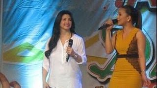 REGINE VELASQUEZ amp AILA SANTOS  On The Wings Of Love Live  Abreeza Mall Davao [upl. by Bozovich]