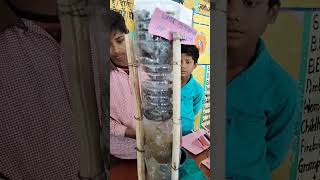 science project l water purification l water filtration school viral [upl. by Ayahs652]