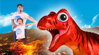 Baby Lava T Rex Scavenger Hunt Rescue  Educational Dinosaur Videos for Kids [upl. by Adriena]