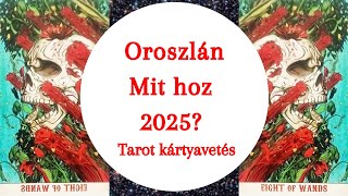 Mit hoz 2025 Általános tarot kártyavetés oroszlán horoszkóp jegy részére [upl. by Htomit309]