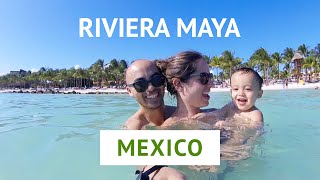 Riviera Maya in Mexico  Barcelo Resort Puerto Aventuras Xcaret Cenotes  Family Travel amp Beach [upl. by Anitirhc]