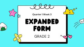 Math Lesson  Expanded Form  Grade 2 Quarter 1 Week 3 [upl. by Atnes]