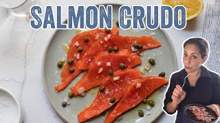 How to Make Salmon Crudo  Sitka Salmon Shares Recipe [upl. by Ahsinad367]