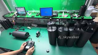 10 km UAV optical fiber control reel [upl. by Anawd]