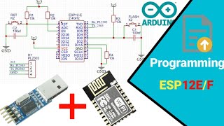 Programming ESP12EF  Detailed and tested Tutorial [upl. by Ymled572]