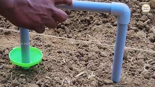 How to make a seed sowing tool [upl. by Lyall]