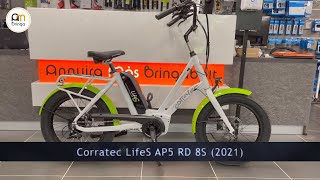 Corratec LifeS AP5 RD 8S 2021 urban pedelec  Ambringa Ebike Videók [upl. by Naibaf]