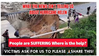 MUST WATCH🚨Why aren’t victims being helped by our government hurricanehelene PLEASE SHARE amp HELP [upl. by Eillit284]