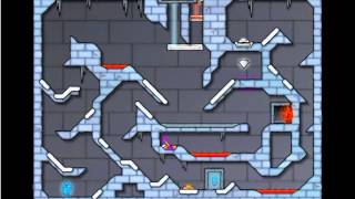 Fireboy and Watergirl ice Temple Level 13 [upl. by Kroy686]