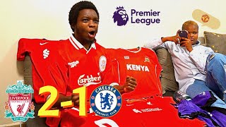 🇰🇪 Fan Reacts  LIVERPOOL 21 CHELSEA  MATCH REACTION PREMIER LEAGUE [upl. by Auhsoj745]