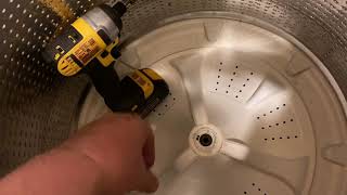 How to take out the agitator in your Maytag centennial washer [upl. by Gonzalo]