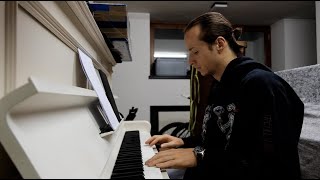 Day 10 of Playing Howls Moving Castle on the Piano  Beginner Playing Piano [upl. by Ferdie]